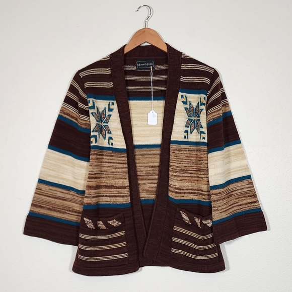 Vintage Sweaters - Vintage 70s Bell Sleeve Cardigan